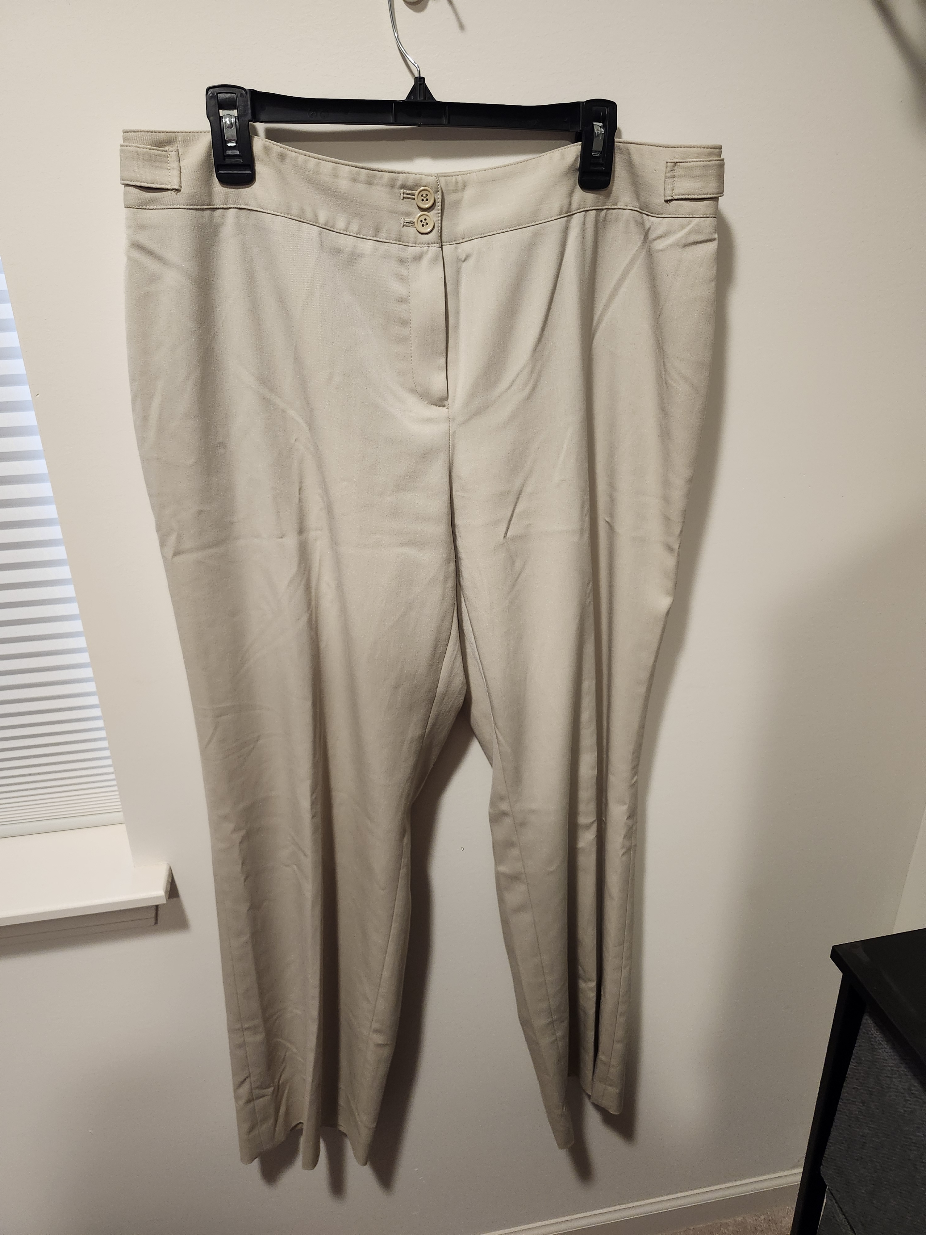 Nine West Women's Light Beige Dress Trousers